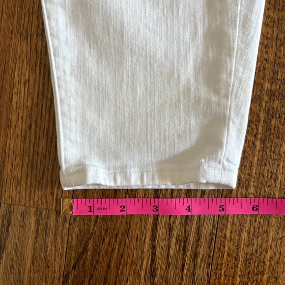 J.Crew Women's White 9" High-Rise Toothpick Jeans Size 31 - Picture 6 of 8